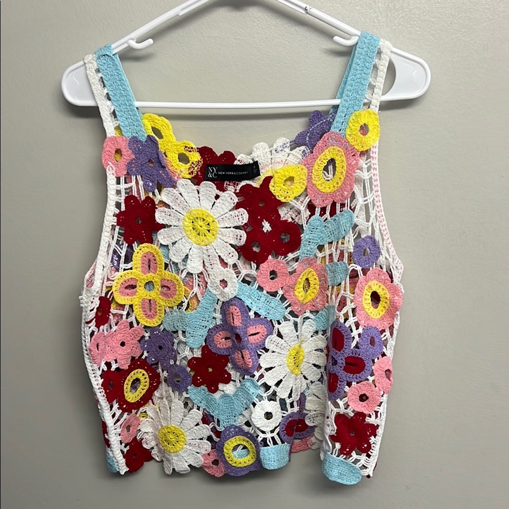 NY & Company crotchet top